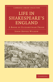Life in Shakespeare's England