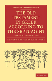 The Old Testament in Greek According to the Septuagint