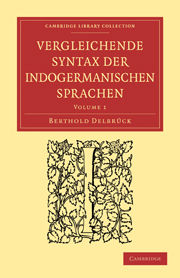 Vergleichende Syntax der indogermanischen Sprachen