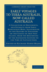 Early Voyages to Terra Australis, Now Called Australia