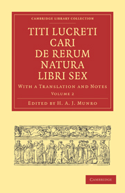 Titi Lucreti Cari De Rerum Natura Libri Sex