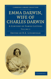 Emma Darwin, Wife of Charles Darwin