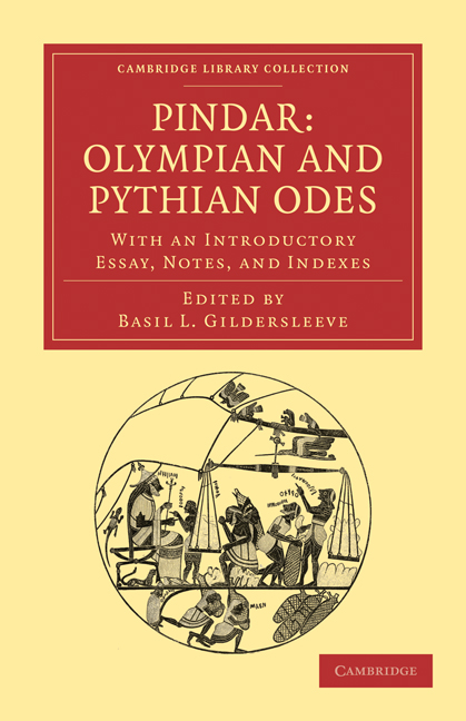 Pindar Olympian And Pythian Odes 9016