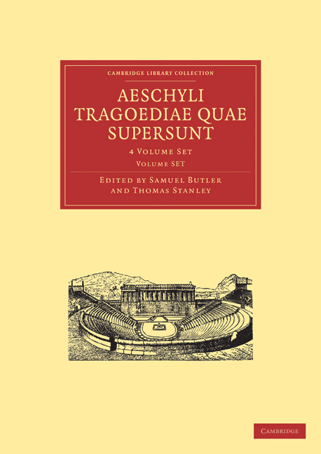 Aeschyli Tragoediae Quae Supersunt