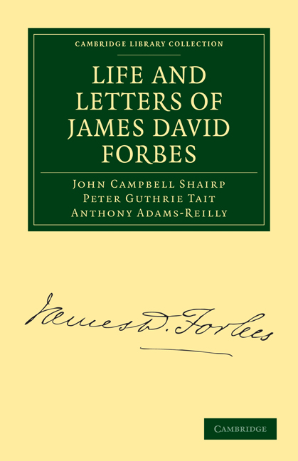 Life and Letters of James David Forbes