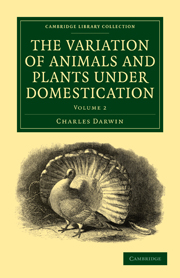 Variation animals and plants under domestication volume 2 | Evolutionary  biology | Cambridge University Press