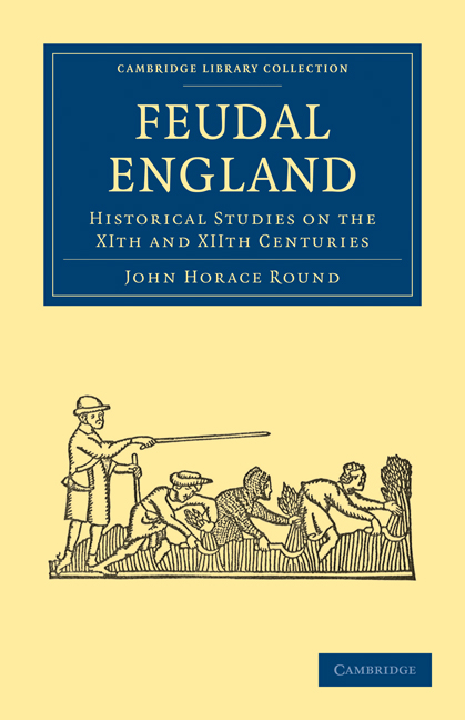 Historical studies. The New Cambridge Medieval History. John Horace Round.