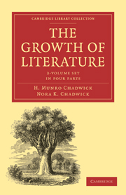 The Growth of Literature