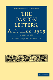 The Paston Letters, A.D. 1422–1509