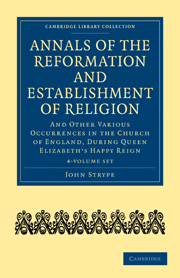 Annals of the Reformation and Establishment of Religion