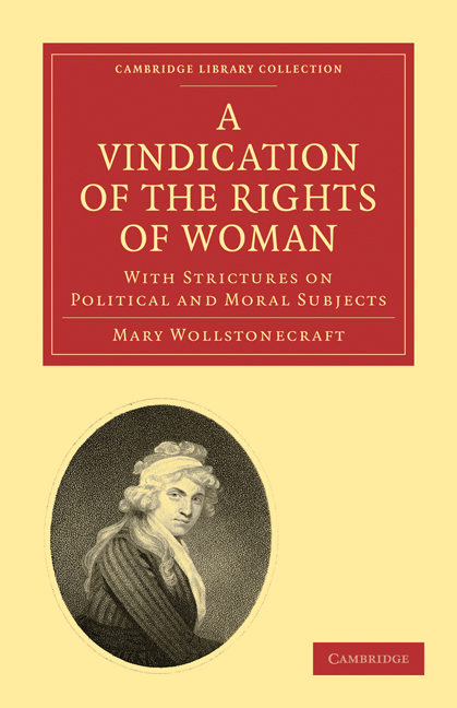 a vindication of the rights of women essay
