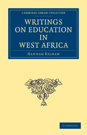 Writings on Education in West Africa