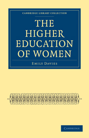 The Higher Education of Women