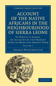 Account of the Native Africans in the Neighbourhood of Sierra Leone