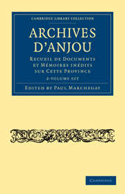 Archives d'Anjou