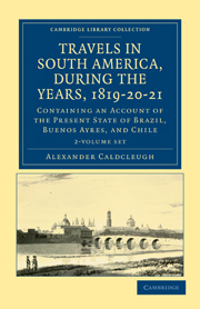 Travels in South America, during the Years, 1819–20–21