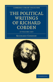 The Political Writings of Richard Cobden