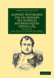 Rapport historique sur les progrès des sciences mathématiques depuis 1789, et sur leur état actuel