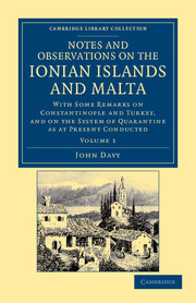 Notes and Observations on the Ionian Islands and Malta