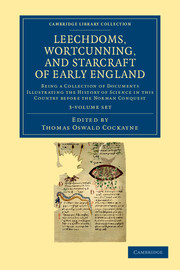 Leechdoms, Wortcunning, and Starcraft of Early England