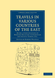 Travels in Various Countries of the East