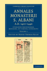 Annales monasterii S. Albani AD 1421–1440