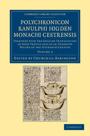 Polychronicon Ranulphi Higden, monachi Cestrensis