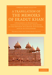 A Translation of the Memoirs of Eradut Khan