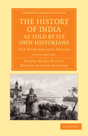The History of India, as Told by its Own Historians