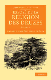 Exposé de la religion des Druzes