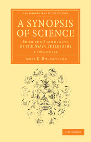 A Synopsis of Science 2 Volume Set