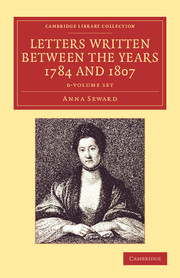 Letters Written between the Years 1784 and 1807