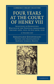 Four Years at the Court of Henry VIII