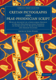 Cretan Pictographs and Prae-Phoenician Script