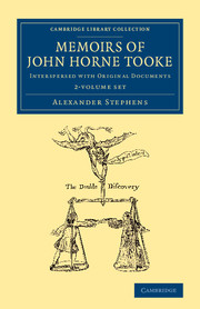 Memoirs of John Horne Tooke
