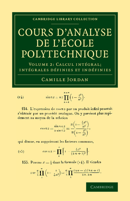 Cours d'analyse de l'ecole polytechnique