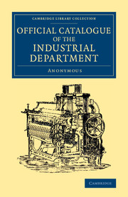 Official Catalogue of the Industrial Department