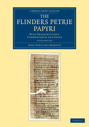 The Flinders Petrie Papyri