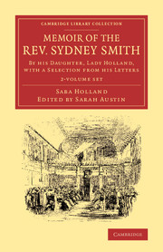 Memoir of the Rev. Sydney Smith