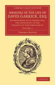 Memoirs of the Life of David Garrick, Esq.