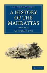 A History of the Mahrattas