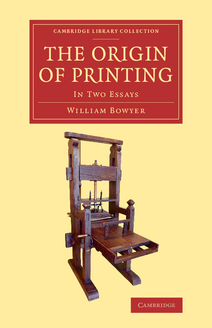 The Origin of Printing