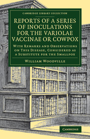 Reports of a Series of Inoculations for the Variolae Vaccinae or Cowpox