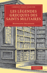 Les Légendes grecques des saints militaires