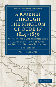 A Journey Through the Kingdom of Oude in 1849–1850