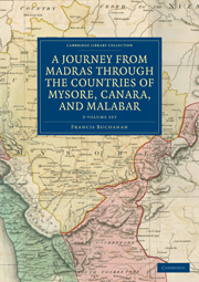 A Journey from Madras through the Countries of Mysore, Canara, and Malabar