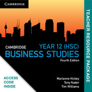Picture of Cambridge HSC Business Studies Teacher Resource (Card)