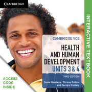 Picture of Cambridge VCE Health and Human Development Units 3 and 4 Digital (Card)