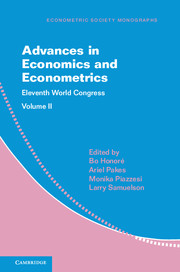 Advances in Economics and Econometrics