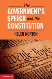 The Government's Speech and the Constitution